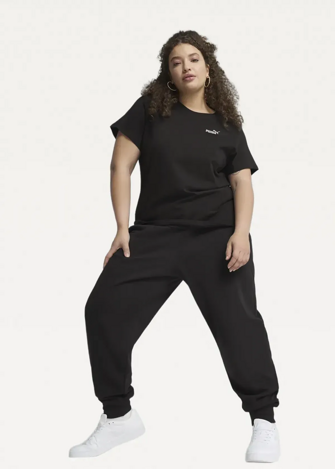 Футболка женская PUMA ESS Small No. 1 Logo Tee черного цвета