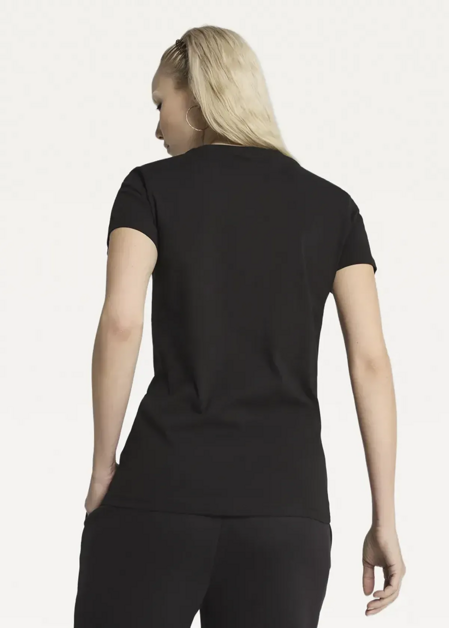 Футболка жіноча PUMA ESS Small No. 1 Logo Tee чорного кольору