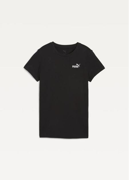 Футболка жіноча PUMA ESS Small No. 1 Logo Tee чорного кольору
