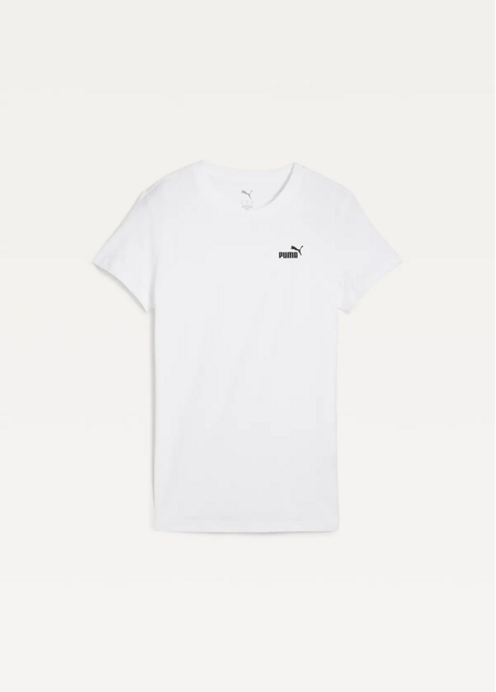 Футболка жіноча PUMA ESS Small No. 1 Logo Tee білого кольору