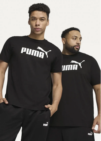 Футболка чоловіча PUMA ESS No. 1 Logo Tee черного цвета