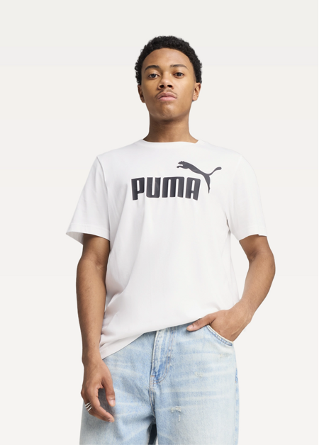 Футболка чоловіча PUMA ESS No. 1 Logo Tee білого кольору