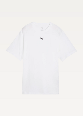 Футболка женская PUMA ESS Relaxed Tee белого цвета