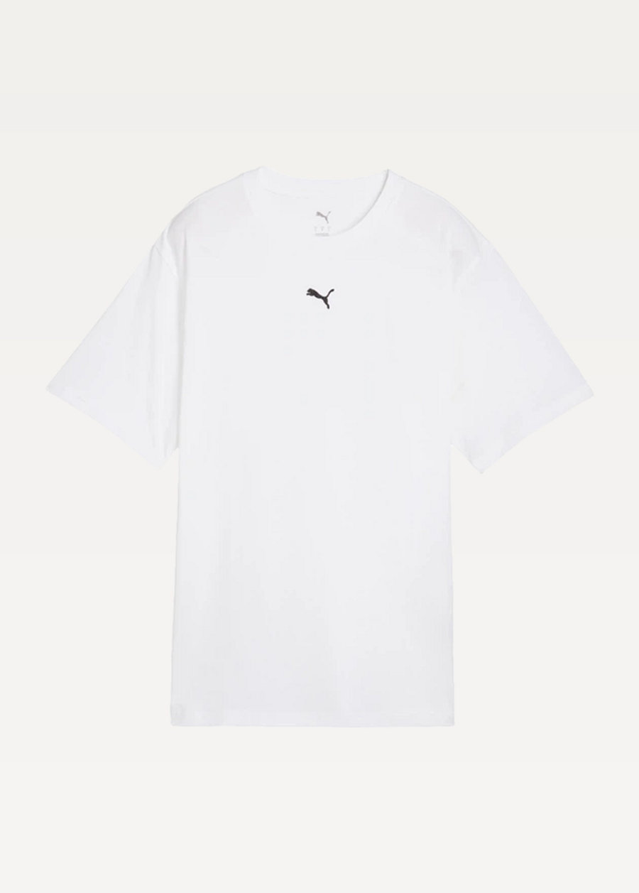 Футболка женская PUMA ESS Relaxed Tee белого цвета