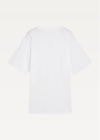 Футболка женская PUMA ESS Relaxed Tee белого цвета