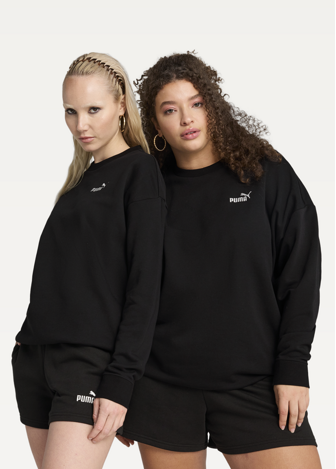 Світшот жіночий PUMA ESS No.1 Logo Relaxed Crew чорного кольору
