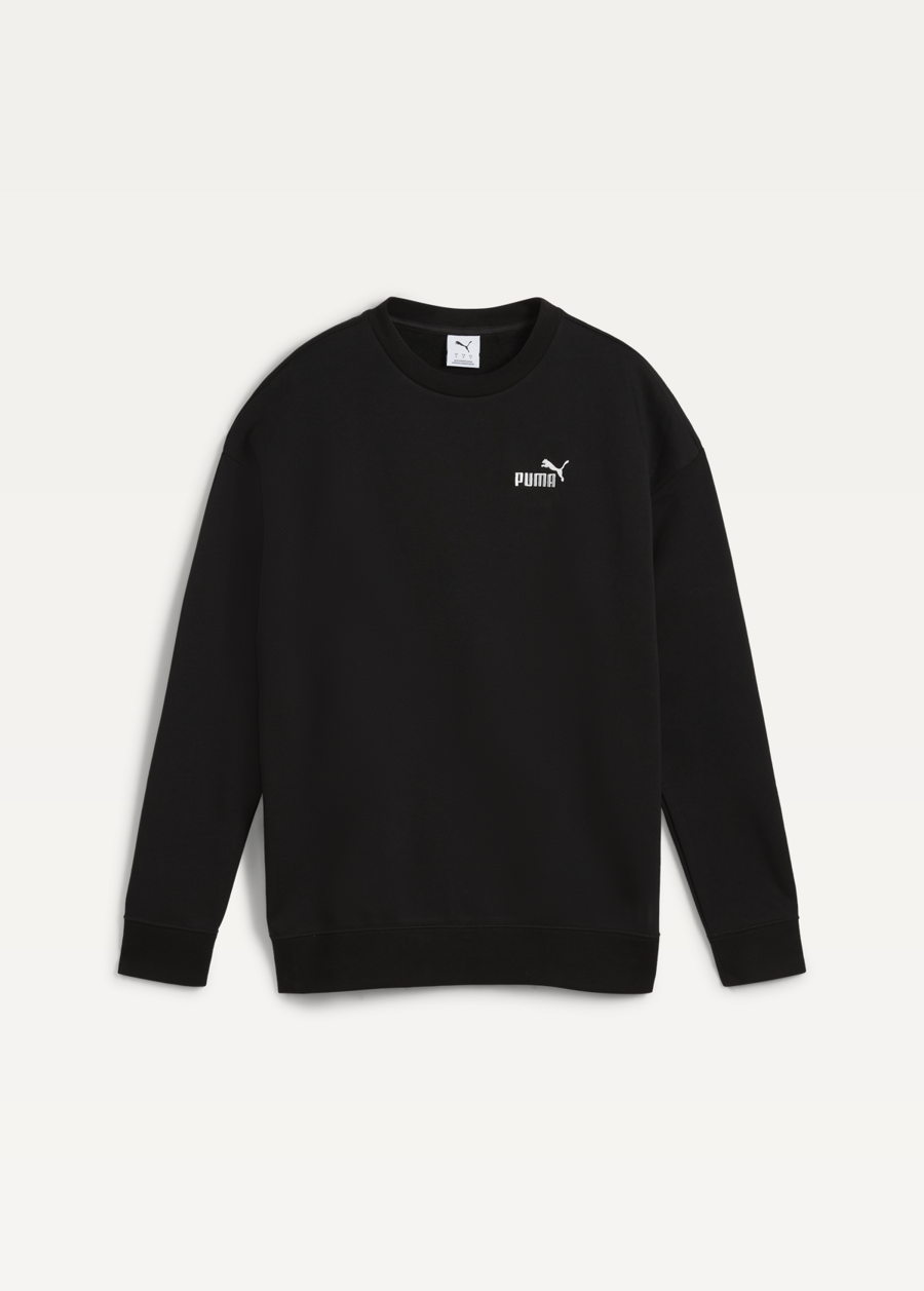 Світшот жіночий PUMA ESS No.1 Logo Relaxed Crew чорного кольору