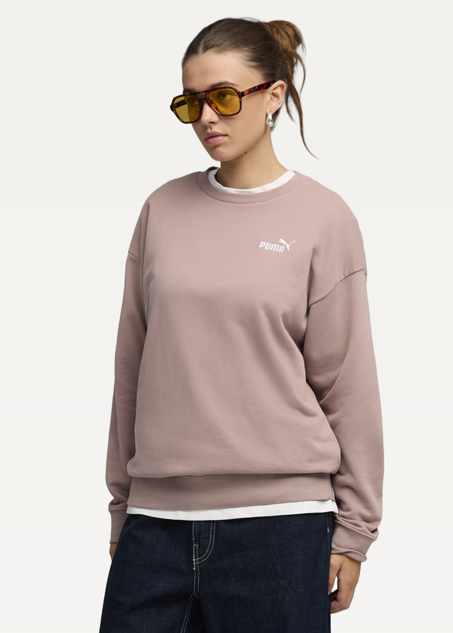 Світшот жіночий PUMA ESS No.1 Logo Relaxed Crew Sandstone