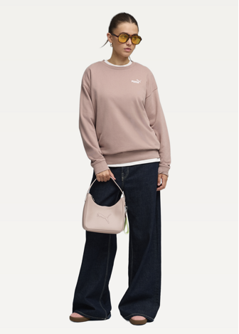 Світшот жіночий PUMA ESS No.1 Logo Relaxed Crew Sandstone
