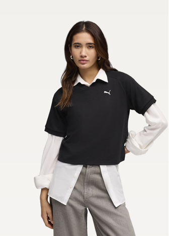 Футболка женская PUMA CLASS Relaxed Tee черного цвета