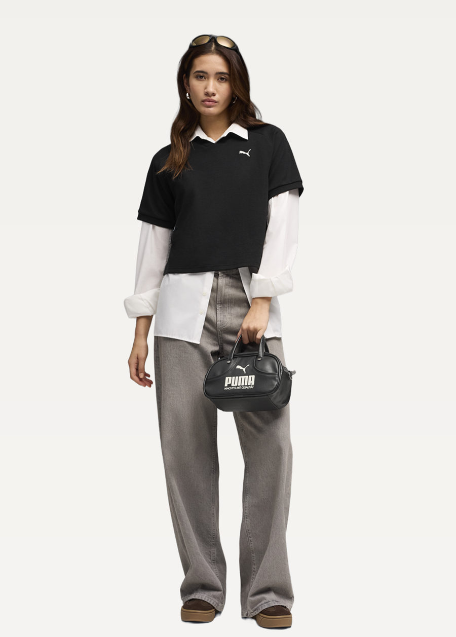 Футболка женская PUMA CLASS Relaxed Tee черного цвета