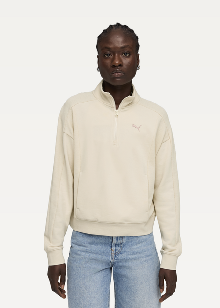 Худі жіноче PUMA CLASS Relaxed Half-Zip Alpine Snow