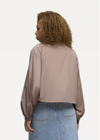 Женская спортивная куртка PUMA HER Relaxed Full-Zip Woven J Sandstone