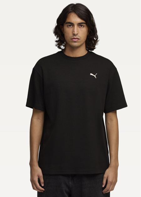 Футболка чоловіча PUMA ESS ELEVATED Relaxed Tee чорного кольору