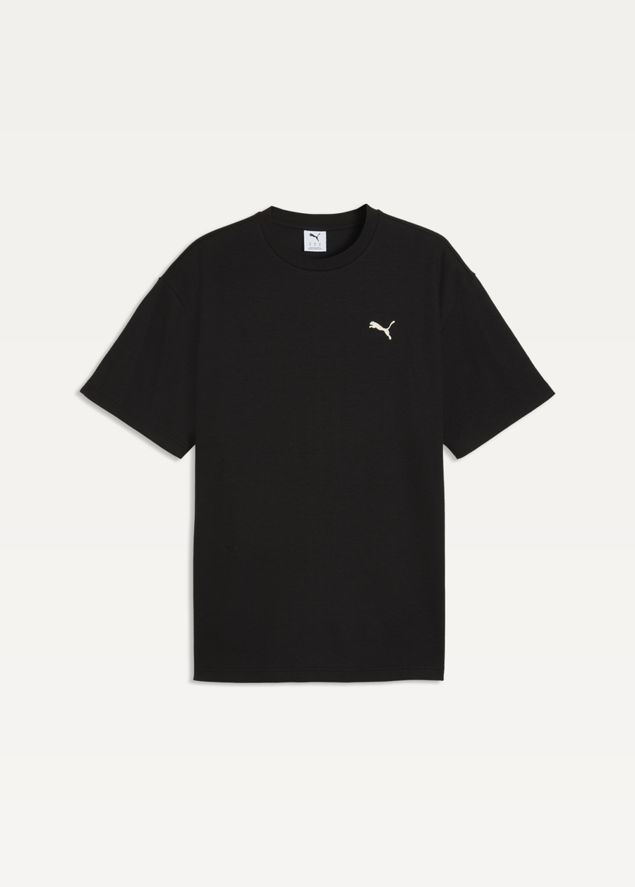 Футболка чоловіча PUMA ESS ELEVATED Relaxed Tee чорного кольору