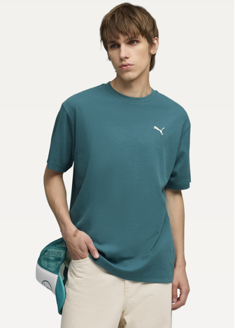 Футболка чоловіча PUMA ESS ELEVATED Relaxed Tee Emerald Ice