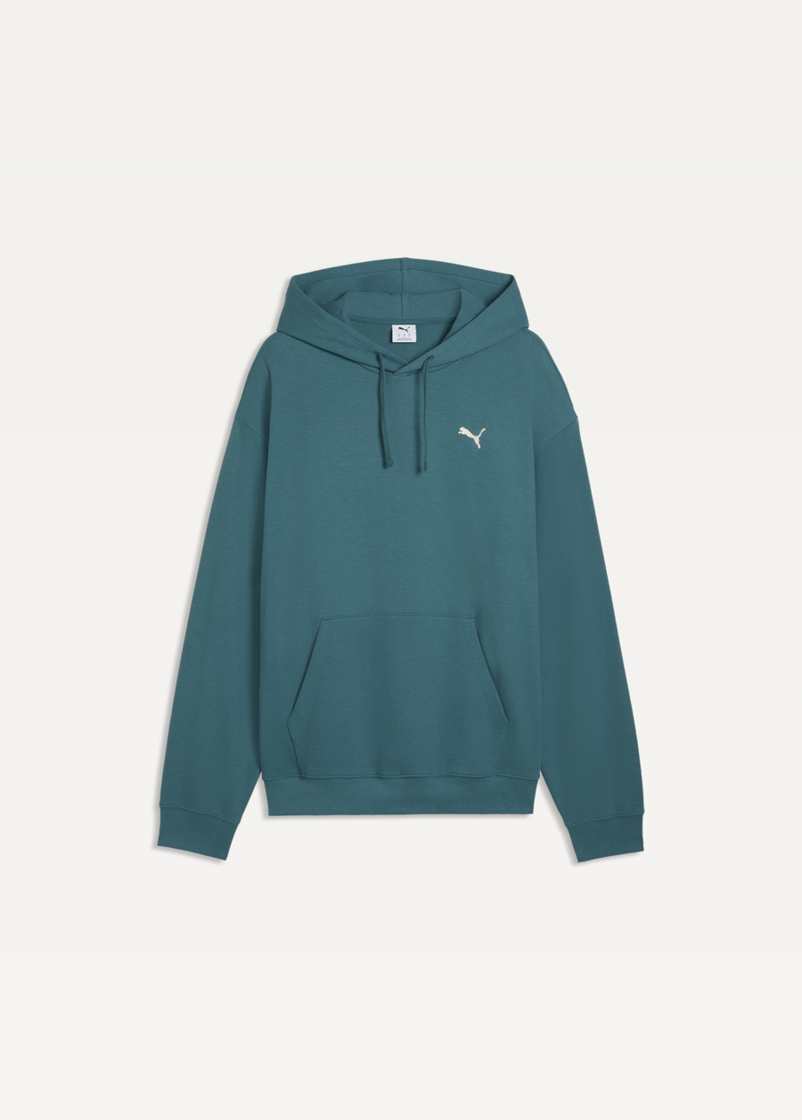 Худі чоловіче PUMA ESS ELEVATED Relaxed Hoodie Emerald Ice