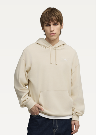 Худі чоловіче PUMA ESS ELEVATED Relaxed Hoodie Alpine Snow