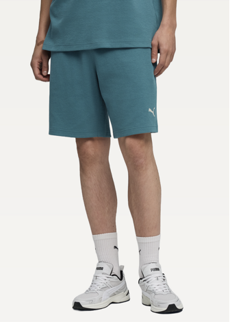 Спортивні шорти чоловічі PUMA ESS ELEVATED Relaxed Shorts Emerald Ice
