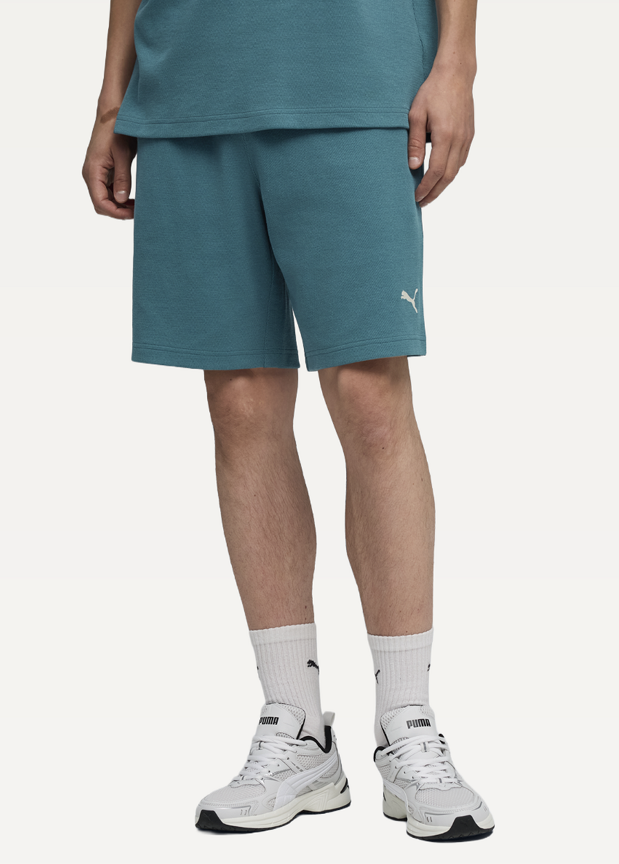Спортивні шорти чоловічі PUMA ESS ELEVATED Relaxed Shorts Emerald Ice