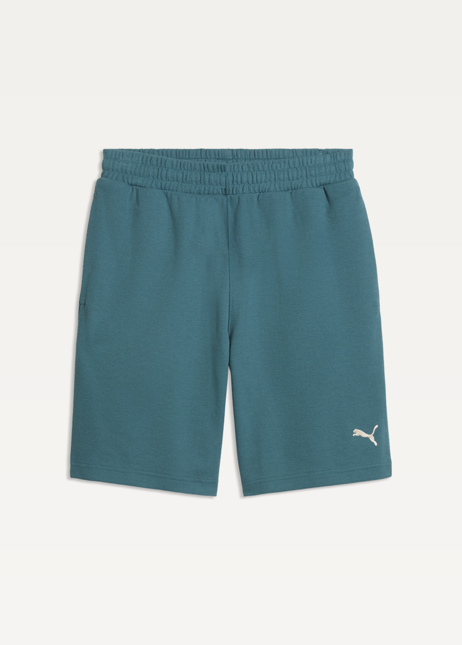 Спортивні шорти чоловічі PUMA ESS ELEVATED Relaxed Shorts Emerald Ice