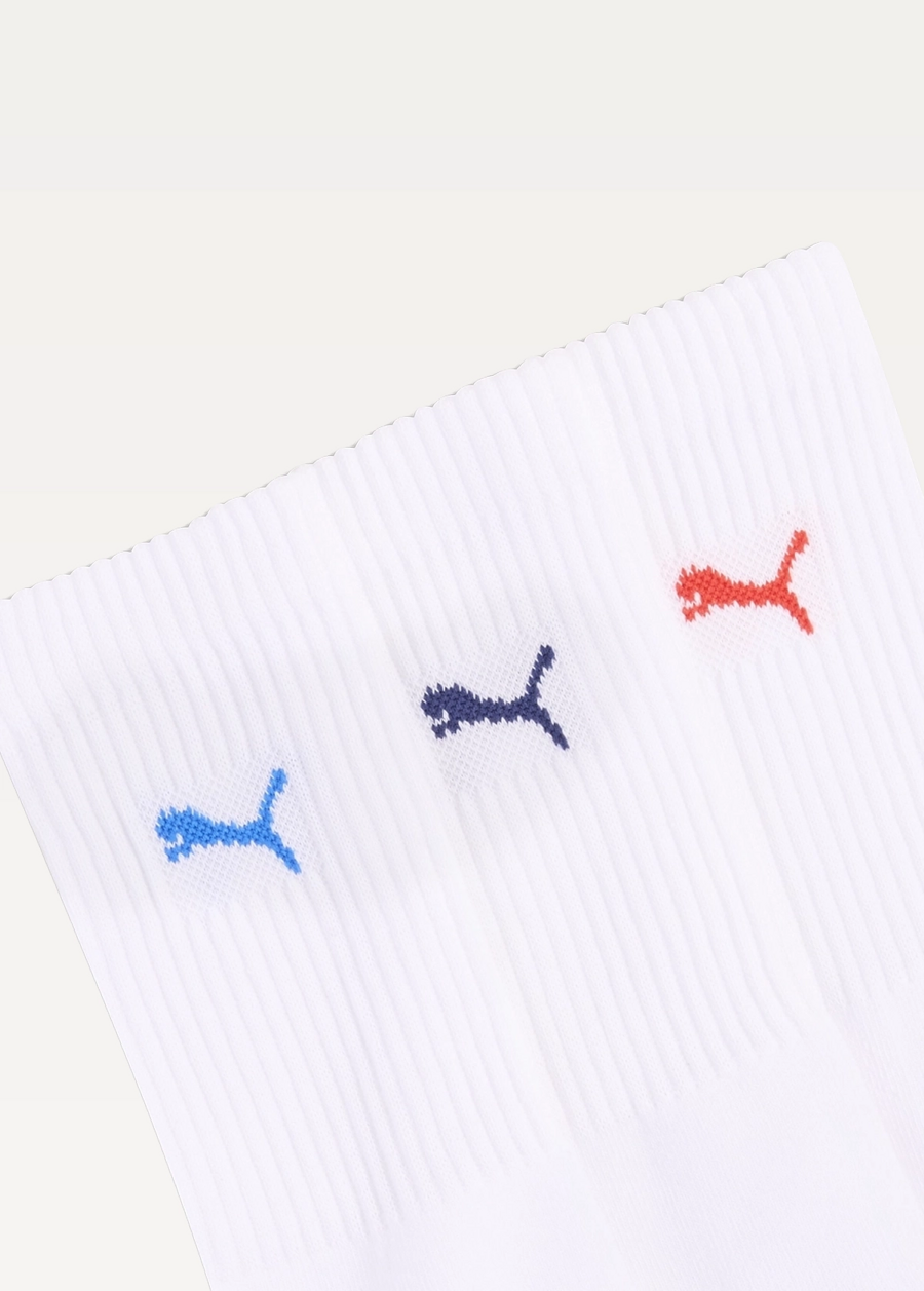 Шкарпетки чоловічі PUMA CREW SOCK White / Red / Blue