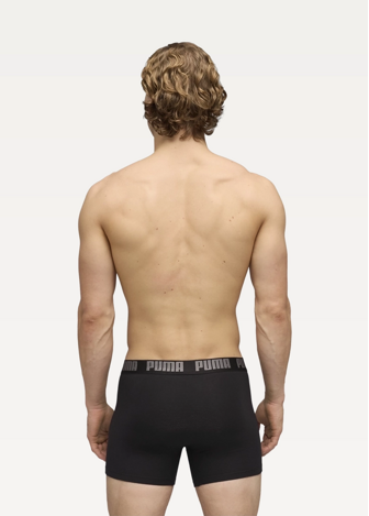 Нижнее белье мужское PUMA MEN EVERYDAY BASIC BOXERS Grey Melange/Black