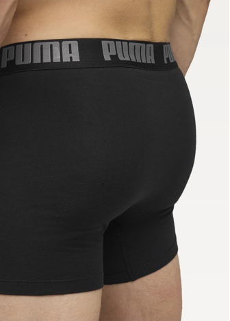 Нижнее белье мужское PUMA MEN EVERYDAY BASIC BOXERS Grey Melange/Black