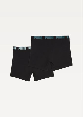 Нижнее белье мужское PUMA MEN EVERYDAY BASIC BOXERS Black/Mint/Emerald