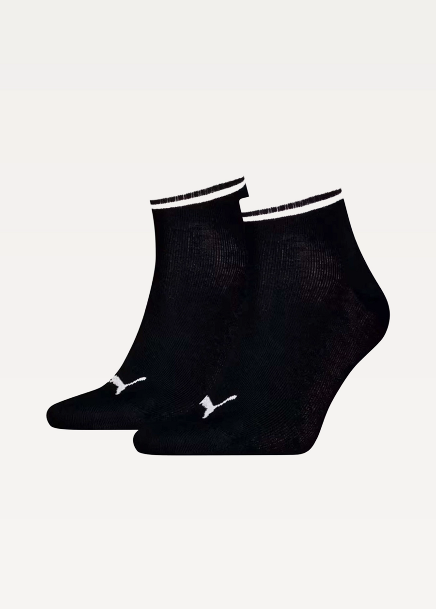 Шкарпетки Unisex PUMA UNISEX HERITAGE QUARTER чорного кольору