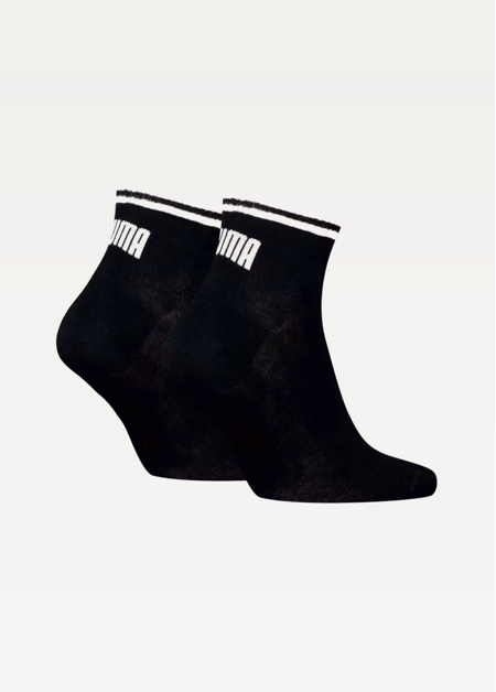 Шкарпетки Unisex PUMA UNISEX HERITAGE QUARTER чорного кольору