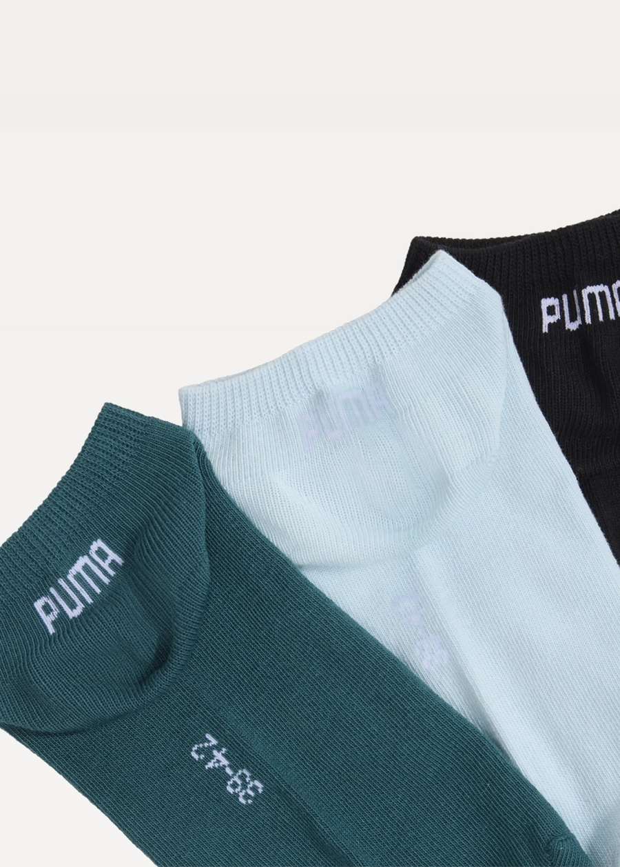 Шкарпетки PUMA UNISEX SNEAKER PLAIN (3 пари) Unisex 3P Emerald Ice / Fresh Water