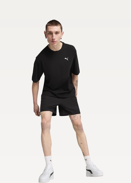Футболка чоловіча PUMA WARDROBE ESS Boxy Tee черного цвета