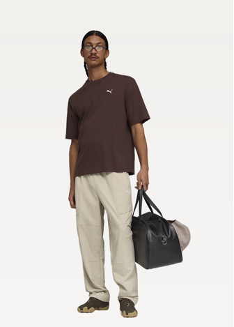 Футболка чоловіча PUMA WARDROBE ESS Boxy Tee Chocolate Brown
