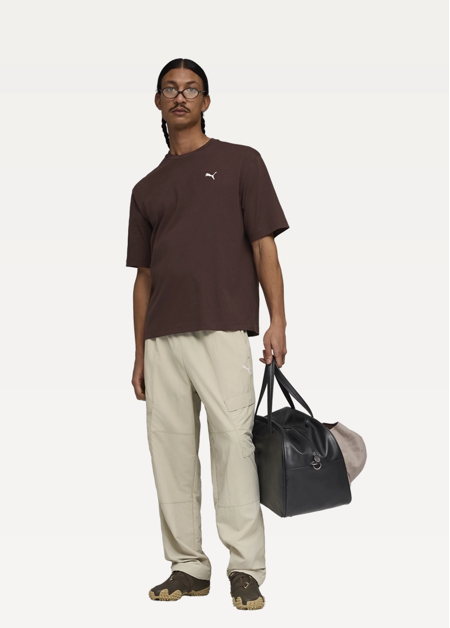 Футболка чоловіча PUMA WARDROBE ESS Boxy Tee Chocolate Brown