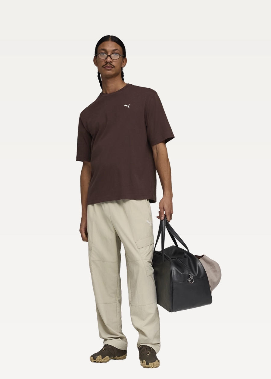 Футболка чоловіча PUMA WARDROBE ESS Boxy Tee Chocolate Brown