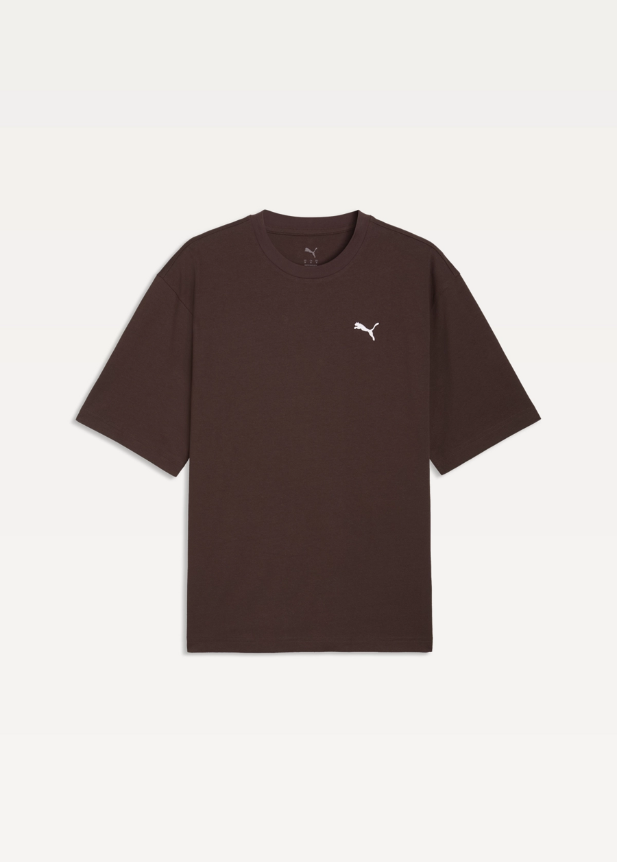 Футболка чоловіча PUMA WARDROBE ESS Boxy Tee Chocolate Brown