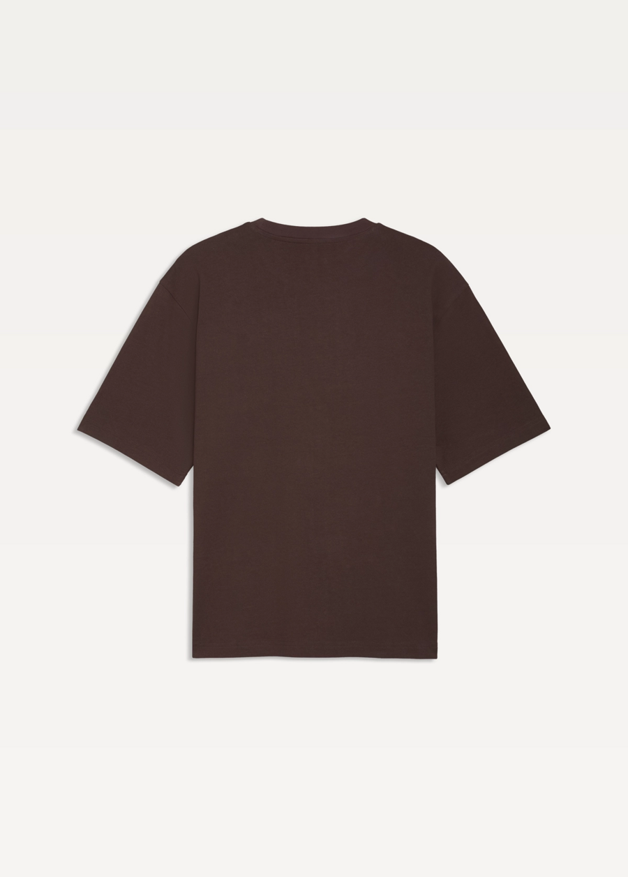 Футболка чоловіча PUMA WARDROBE ESS Boxy Tee Chocolate Brown