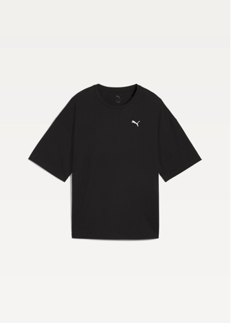 Футболка женская PUMA WARDROBE ESS Oversized Tee черного цвета