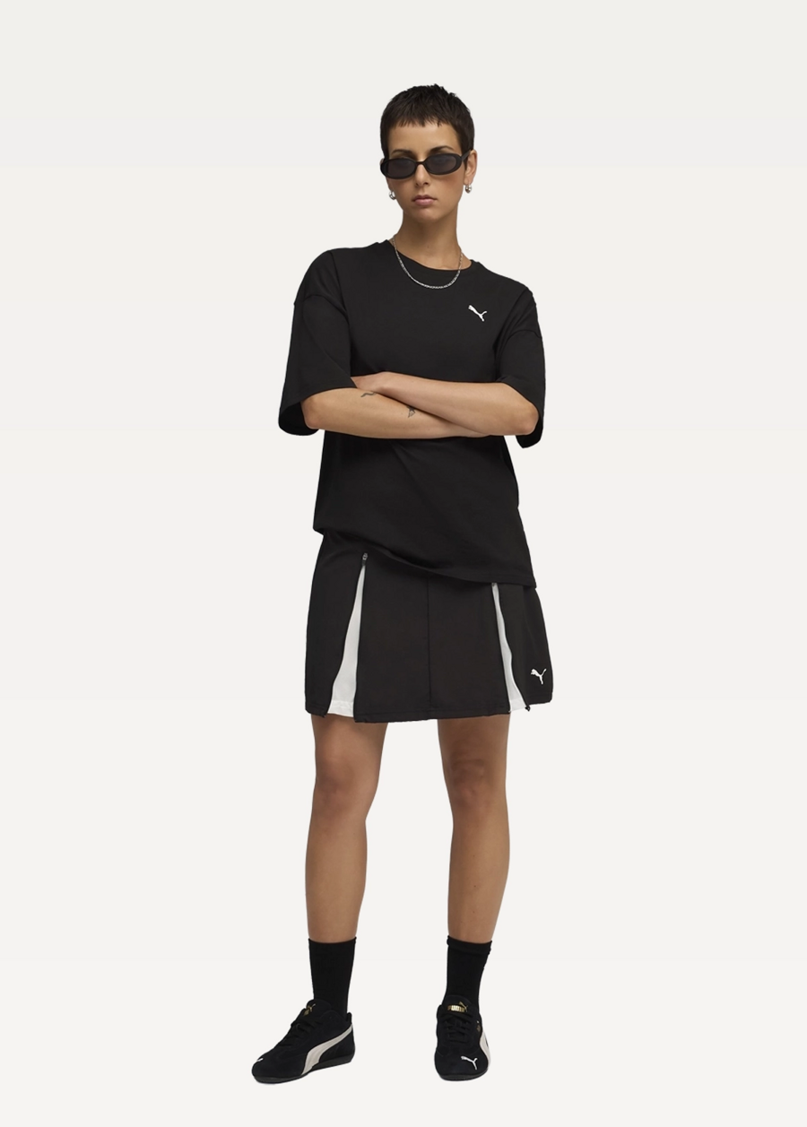 Футболка женская PUMA WARDROBE ESS Oversized Tee черного цвета