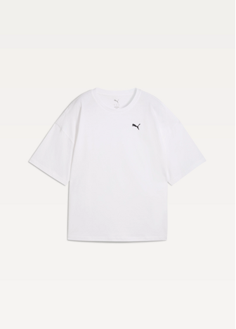 Футболка женская PUMA WARDROBE ESS Oversized Tee белого цвета