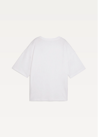 Футболка женская PUMA WARDROBE ESS Oversized Tee белого цвета