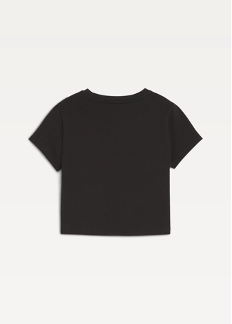 Футболка женская PUMA WARDROBE ESS Baby Tee черного цвета