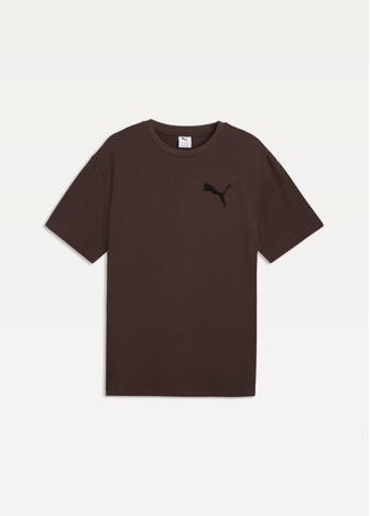 Футболка чоловіча PUMA ESS ELEVATED CAT LOGO Tee Chocolate Brown