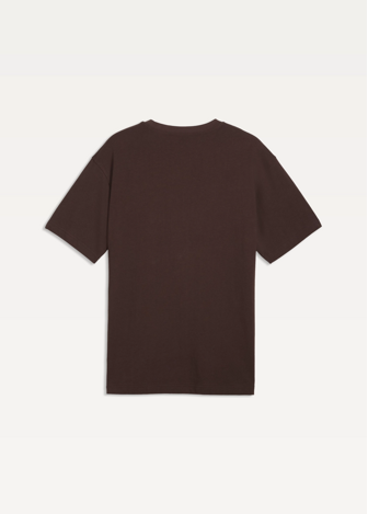 Футболка чоловіча PUMA ESS ELEVATED CAT LOGO Tee Chocolate Brown