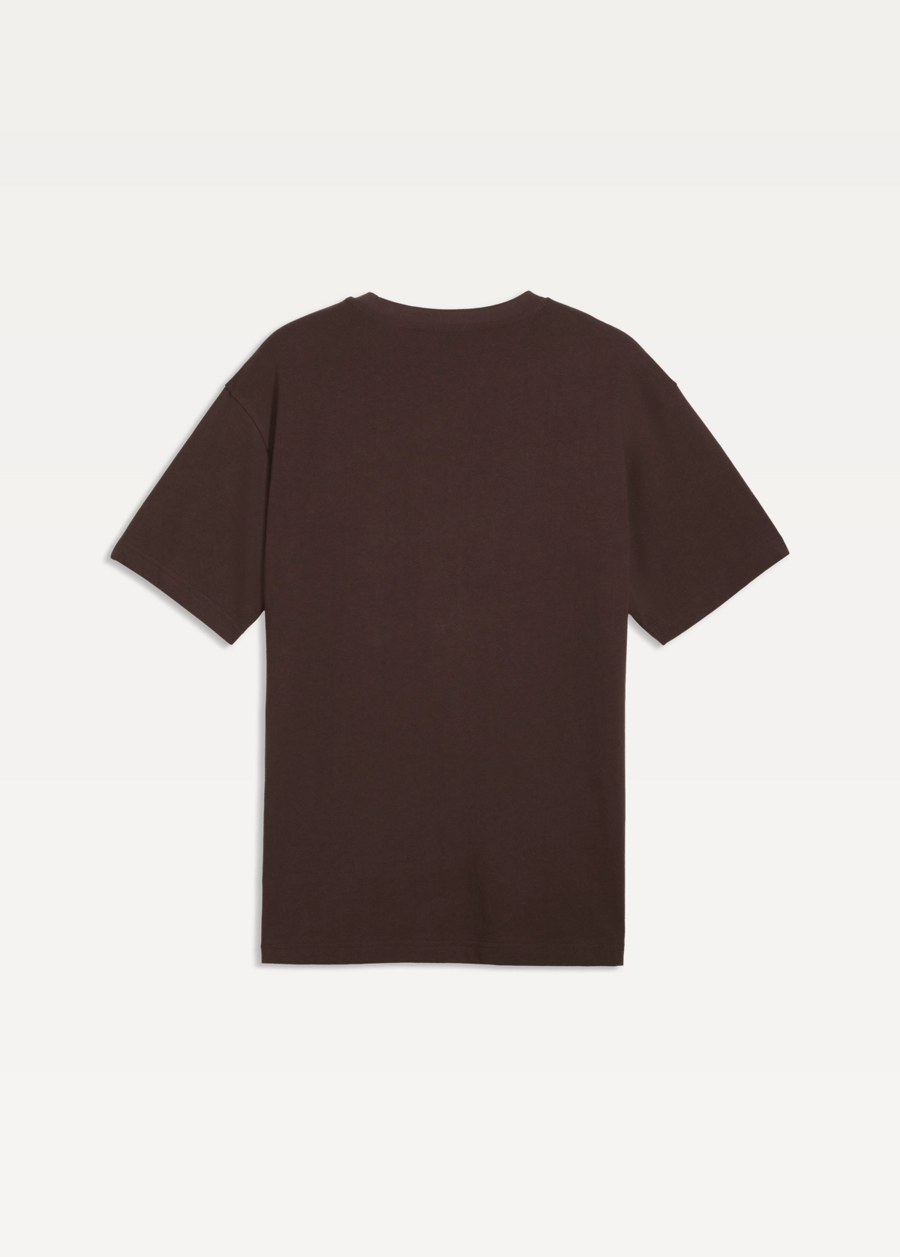 Футболка чоловіча PUMA ESS ELEVATED CAT LOGO Tee Chocolate Brown