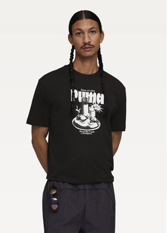 Футболка чоловіча PUMA GRAPHIC Tee чорного кольору