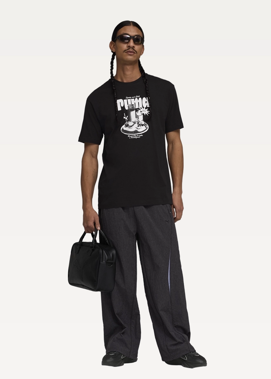 Футболка чоловіча PUMA GRAPHIC Tee чорного кольору