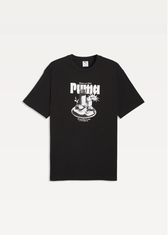 Футболка чоловіча PUMA GRAPHIC Tee чорного кольору