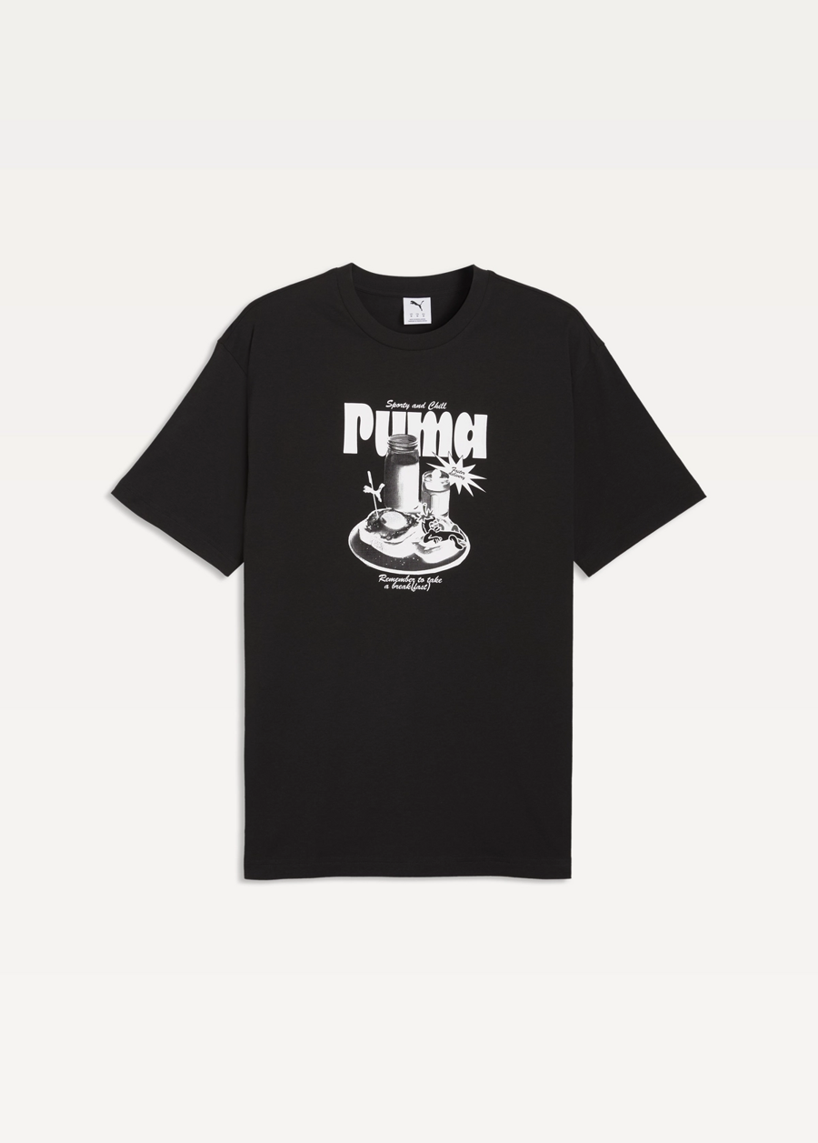 Футболка чоловіча PUMA GRAPHIC Tee чорного кольору